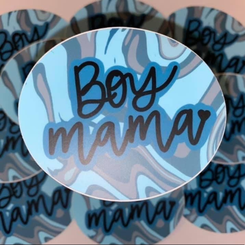 Boy Mama Sticker